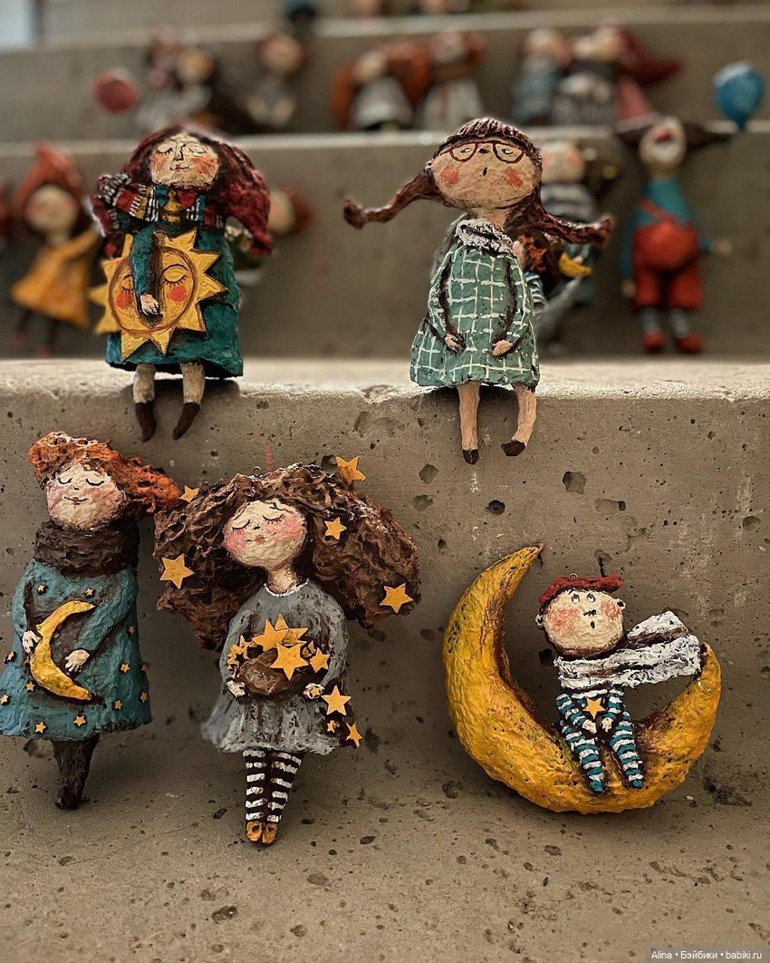 Игрушки Римы Петросян — Лепка авторских игрушек и папье