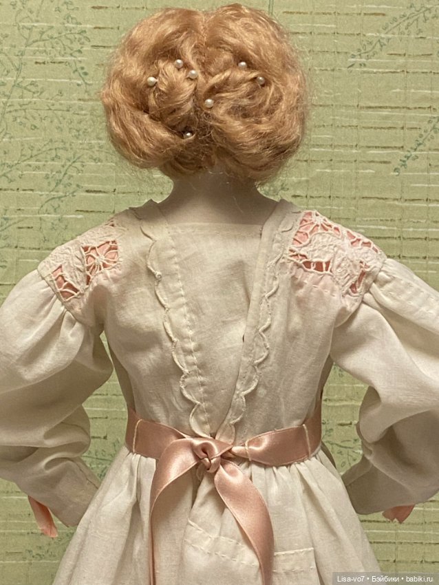Домашнее платье — Редкие антикварные куклы и реплики: воск (фото 8)