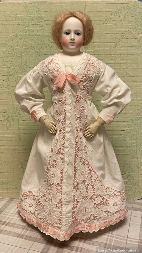 Домашнее платье — Редкие антикварные куклы и реплики: воск