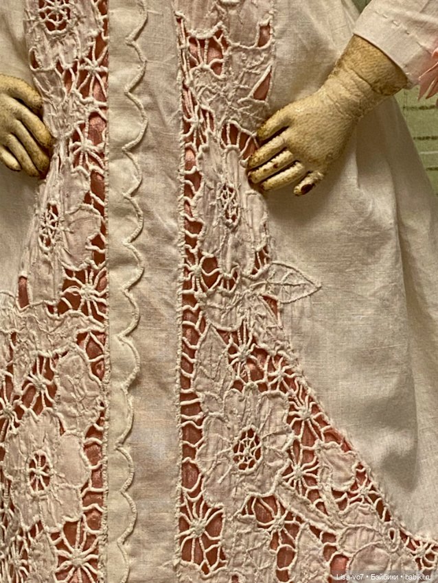 Домашнее платье — Редкие антикварные куклы и реплики: воск (фото 2)