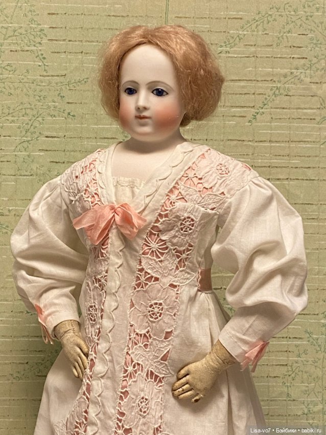 Домашнее платье — Редкие антикварные куклы и реплики: воск (фото 7)