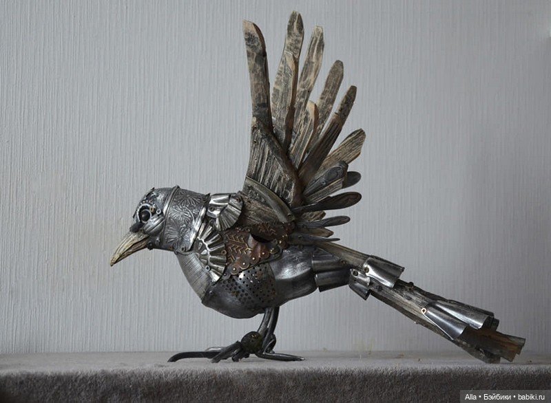 Скульптуры Татьяны Шубиной из железяк (фото 2)