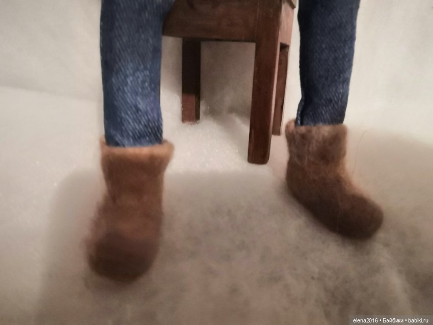 Валенки, да валенки — Одежда и обувь для кукол своими руками: фото (фото 3)