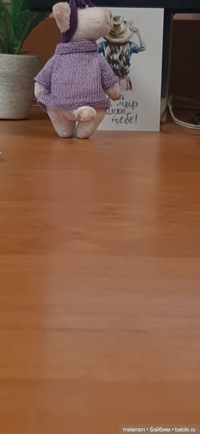 Клавдия на работе 🏪 — Домашние фото авторских игрушек: Тедди (фото 6)