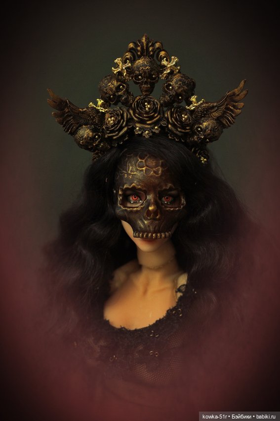 Маска — Авторские шарнирные куклы своими руками: лепка (фото 5)