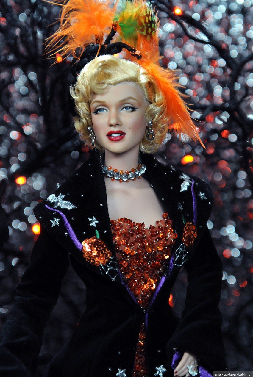 Мэрилин Монро — Портретный репейнт (ООАК) фэшн (фото 7)