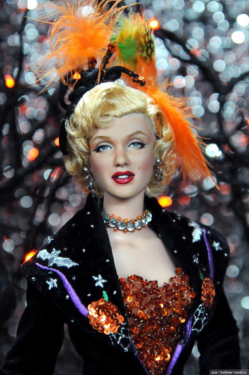 Мэрилин Монро — Портретный репейнт (ООАК) фэшн