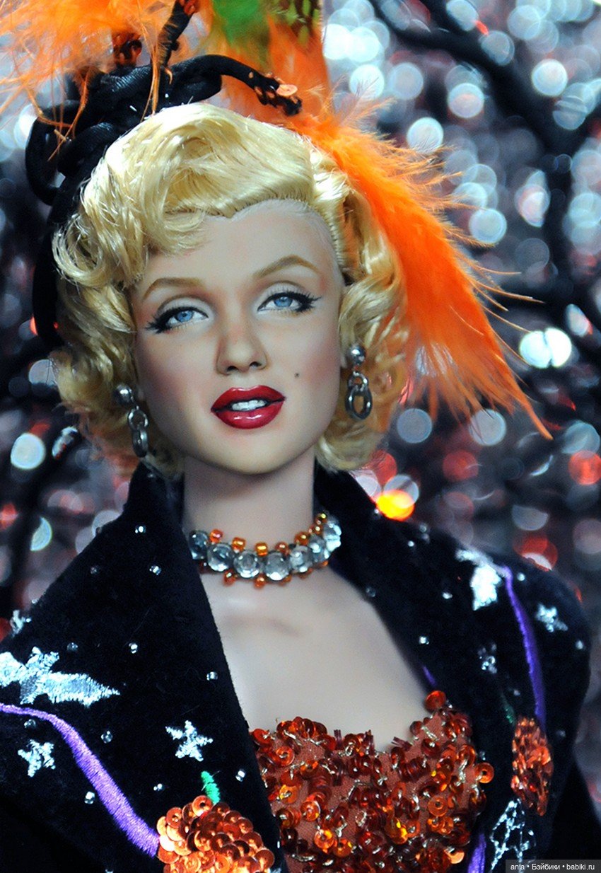 Мэрилин Монро — Портретный репейнт (ООАК) фэшн (фото 4)