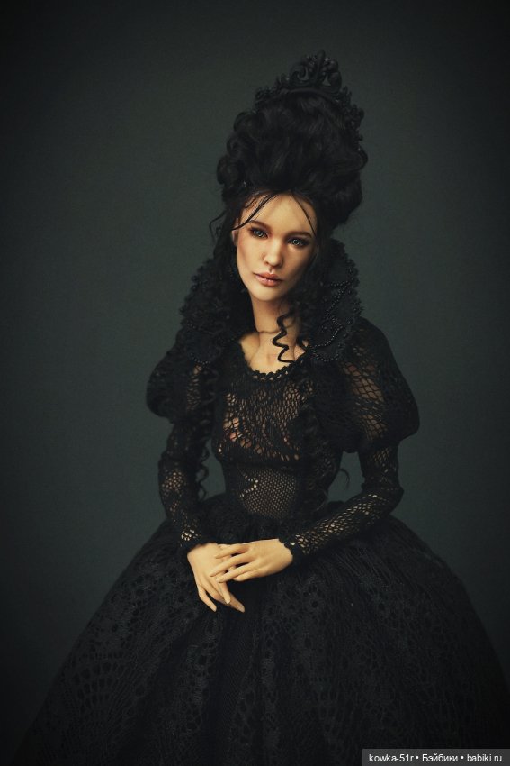 Графиня Кинзерская — Авторские шарнирные куклы своими руками: лепка (фото 6)