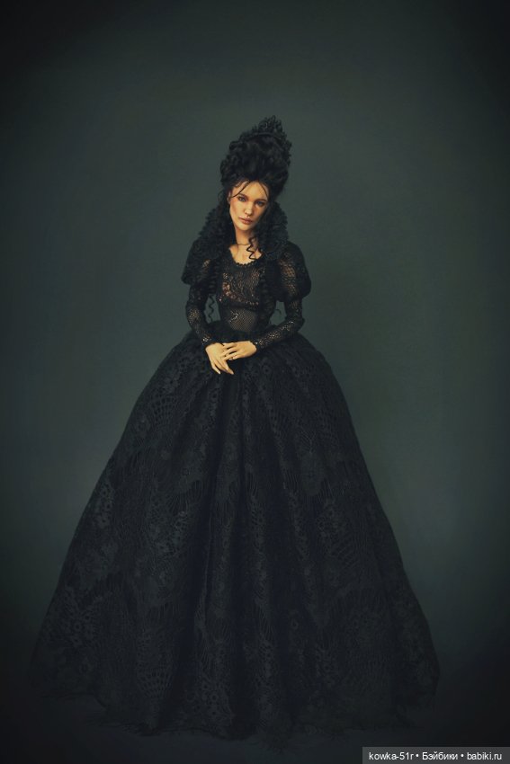 Графиня Кинзерская — Авторские шарнирные куклы своими руками: лепка (фото 5)