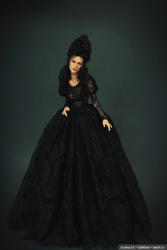 Графиня Кинзерская — Авторские шарнирные куклы своими руками: лепка (фото 4)