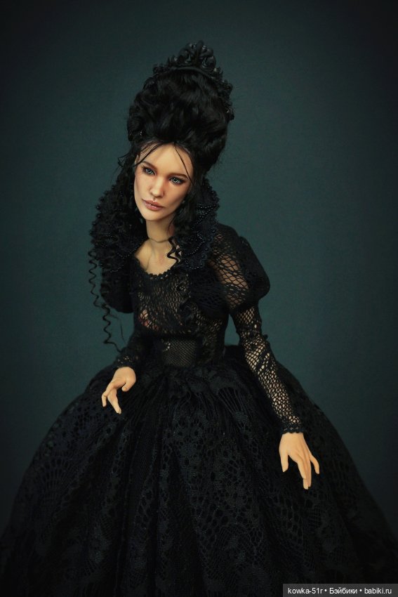 Графиня Кинзерская — Авторские шарнирные куклы своими руками: лепка (фото 3)