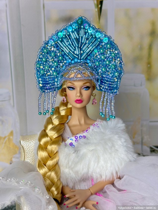 Кокошник для куклы — Одежда и обувь для кукол своими руками: фото