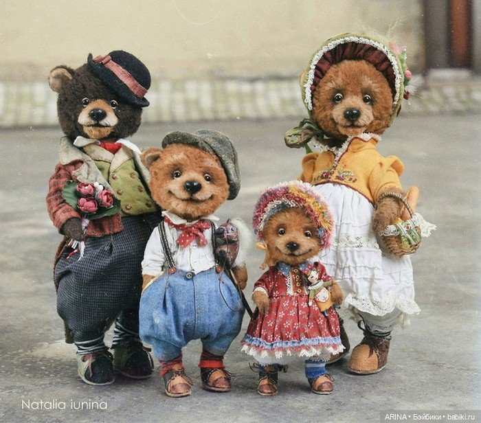 Мишки тедди и не только от Натальи Иуниной