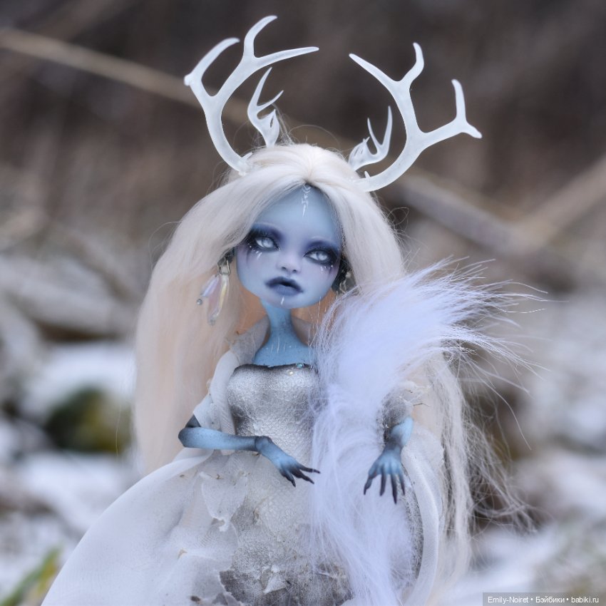 Королева льдов и туманов — ООАК Monster High и Ever After High: репейнт (фото 5)