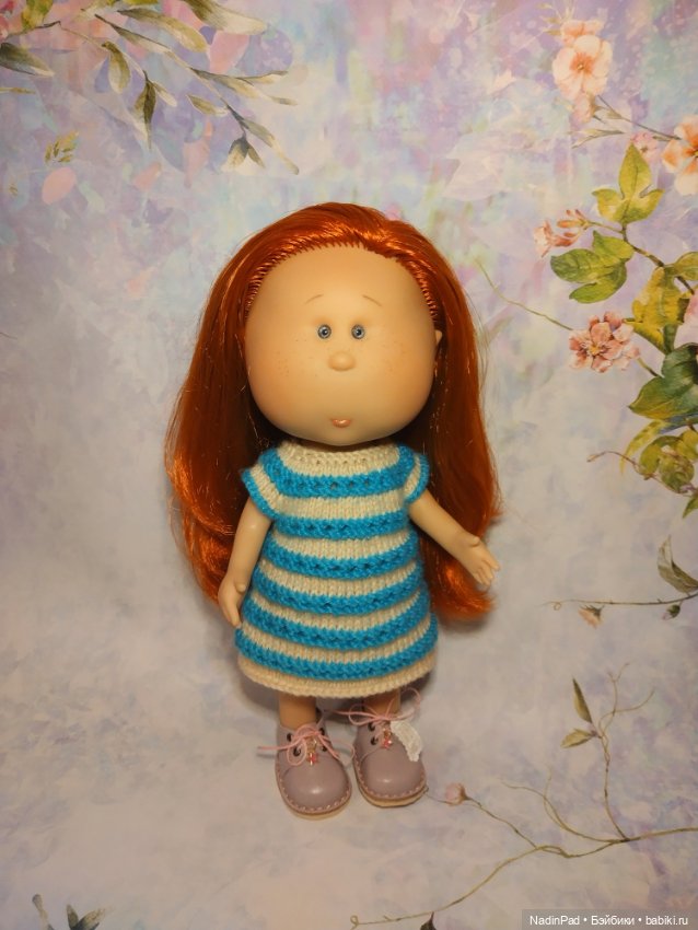 Мотя, новое платье и кокошник, снеговик, ботиночки (фото 10)