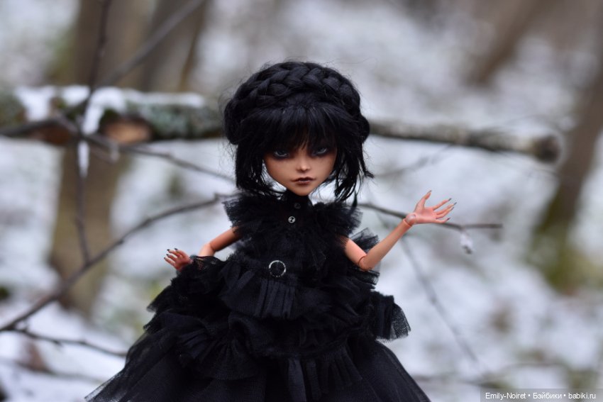 Уэнсдей — ООАК Monster High и Ever After High: репейнт (фото 4)