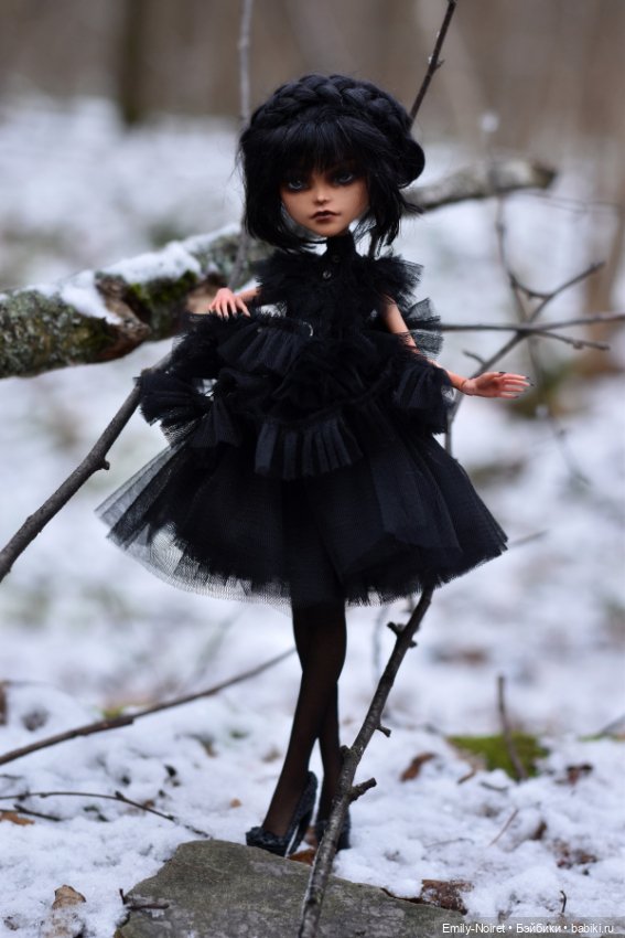 Уэнсдей — ООАК Monster High и Ever After High: репейнт (фото 5)