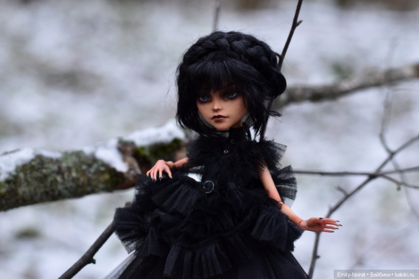 Уэнсдей — ООАК Monster High и Ever After High: репейнт (фото 6)