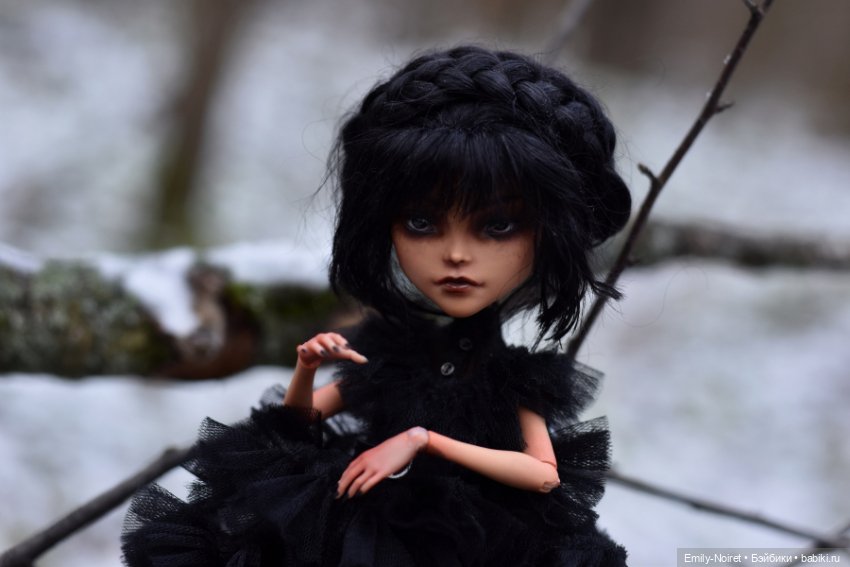 Уэнсдей — ООАК Monster High и Ever After High: репейнт (фото 7)