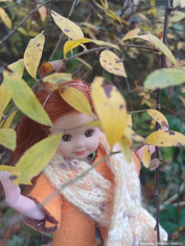 Ксюша в осеннем парке — Куклы Kelly (Келли): Сестра Барби (фото 9)