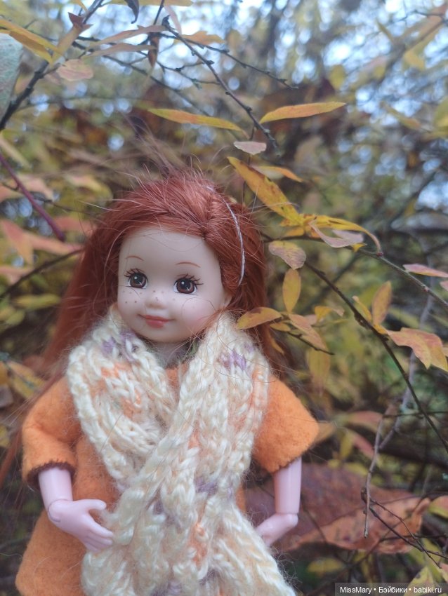 Ксюша в осеннем парке — Куклы Kelly (Келли): Сестра Барби (фото 6)