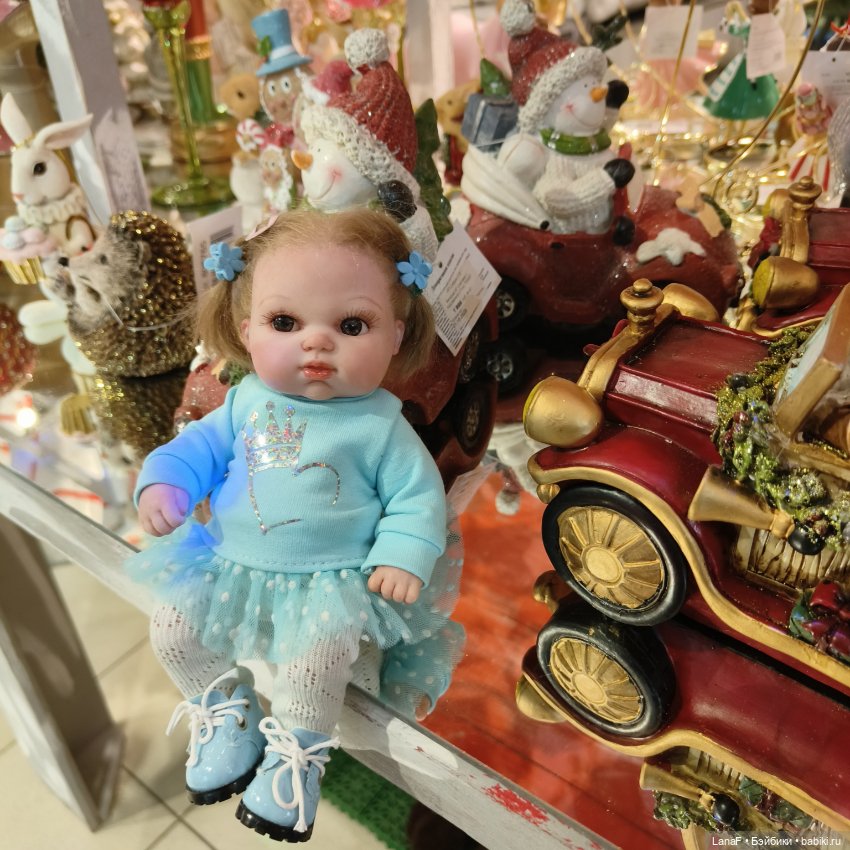 Вика-ежевика, голубика...моя ягодка🍓🎀🌸мини реборн (фото 10)