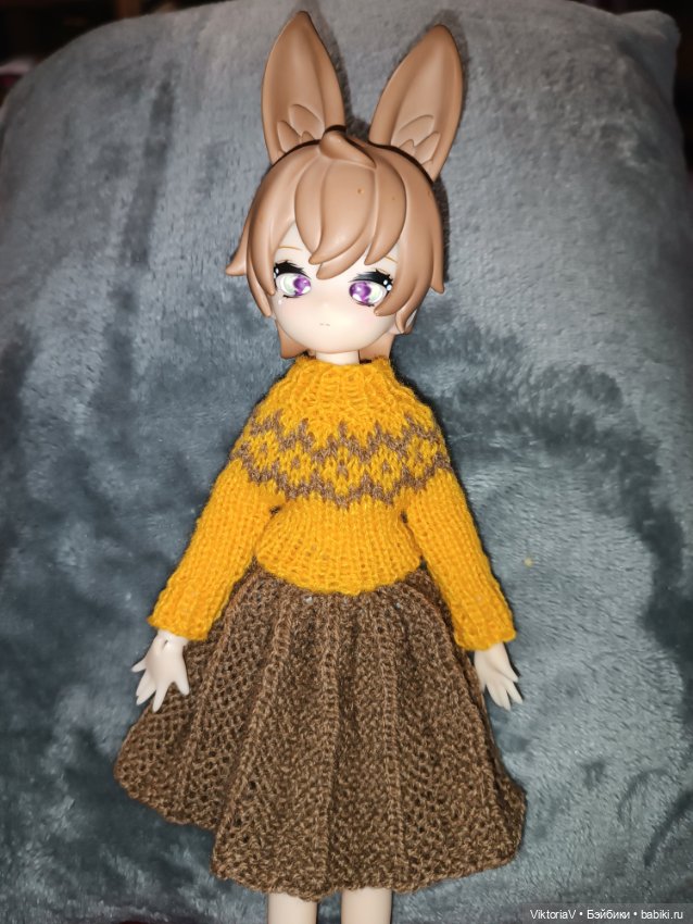 Как я вязала лопапейсу — Одежда и обувь для кукол своими руками: фото (фото 7)