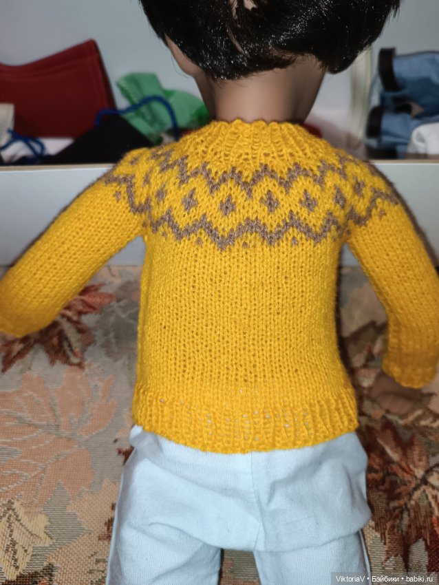 Как я вязала лопапейсу — Одежда и обувь для кукол своими руками: фото (фото 5)