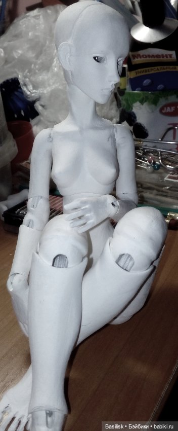 Процесс малышки — Авторские шарнирные куклы своими руками: лепка