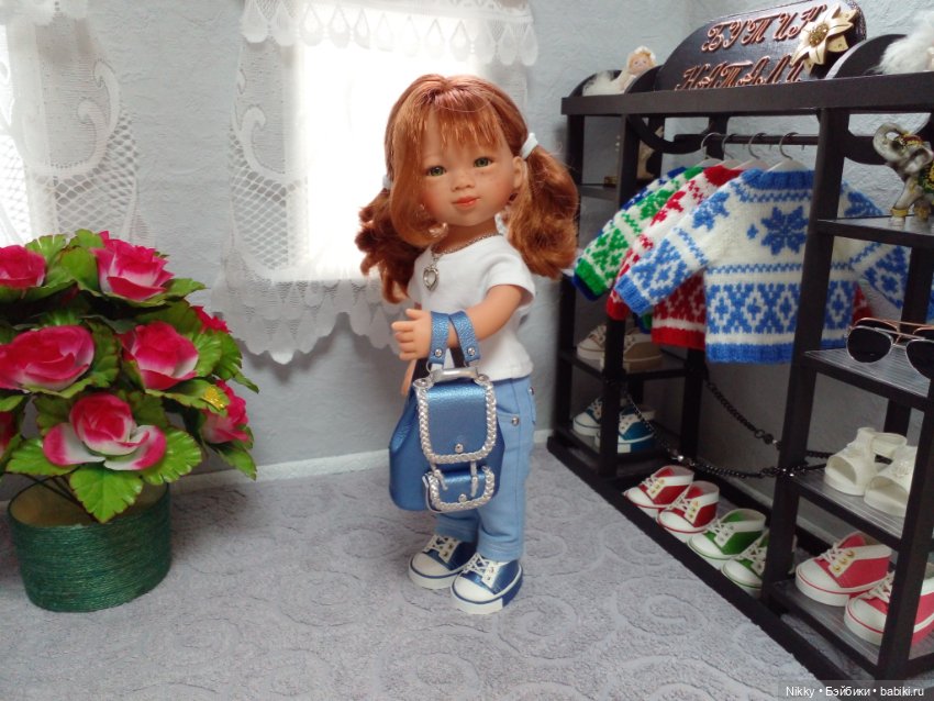 Обувь и рюкзаки для кукол Кармен Гонсалес