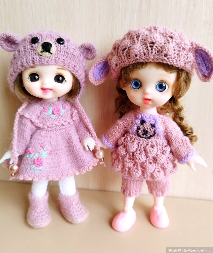 Новогодний наряд для баболи 15 см "Мишка" (фото 9)