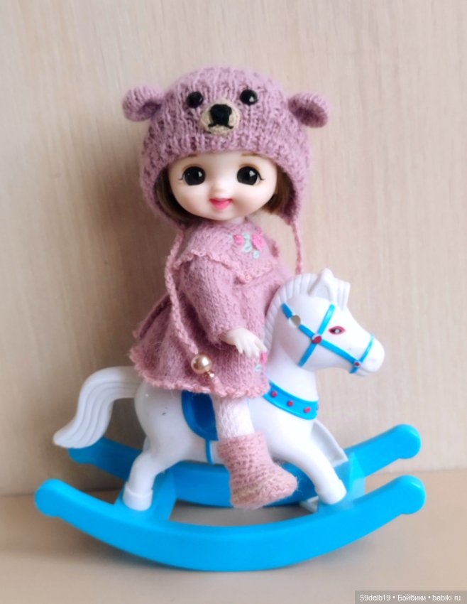 Новогодний наряд для баболи 15 см "Мишка" (фото 6)