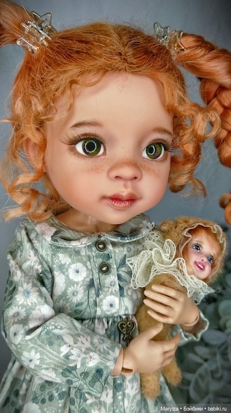 Пеппи и её Тедди долл — ООАК Paola Reina (Паола Рейна) и испанских кукол: перерисовка (фото 6)