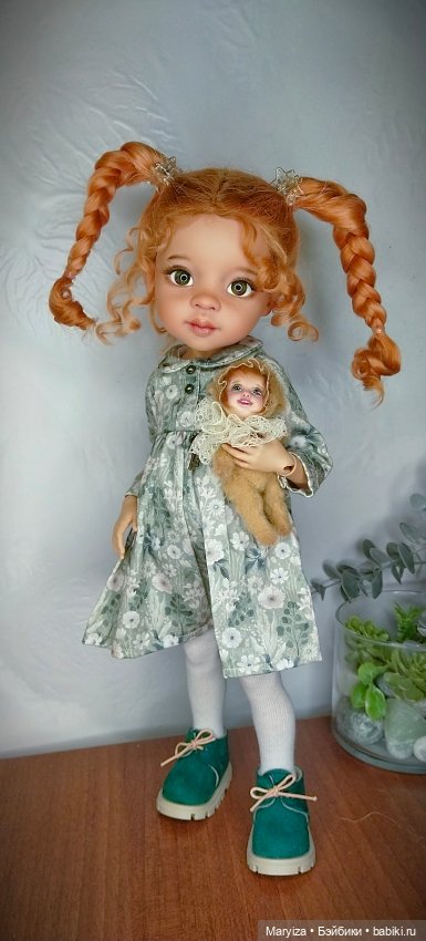 Пеппи и её Тедди долл — ООАК Paola Reina (Паола Рейна) и испанских кукол: перерисовка (фото 2)