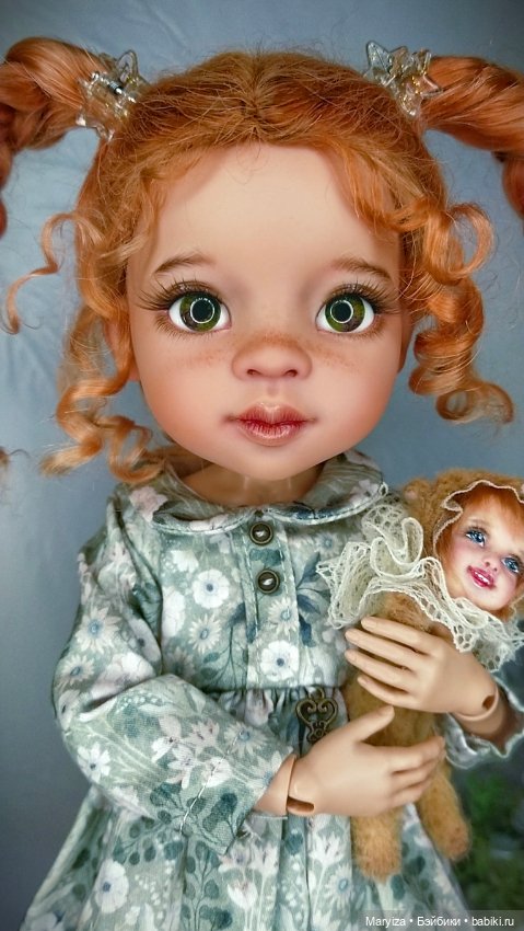 Пеппи и её Тедди долл — ООАК Paola Reina (Паола Рейна) и испанских кукол: перерисовка (фото 4)
