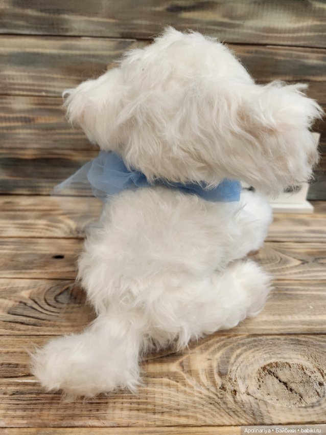 Барфи-белый щенок — Авторские мишки Тедди и друзья: фото