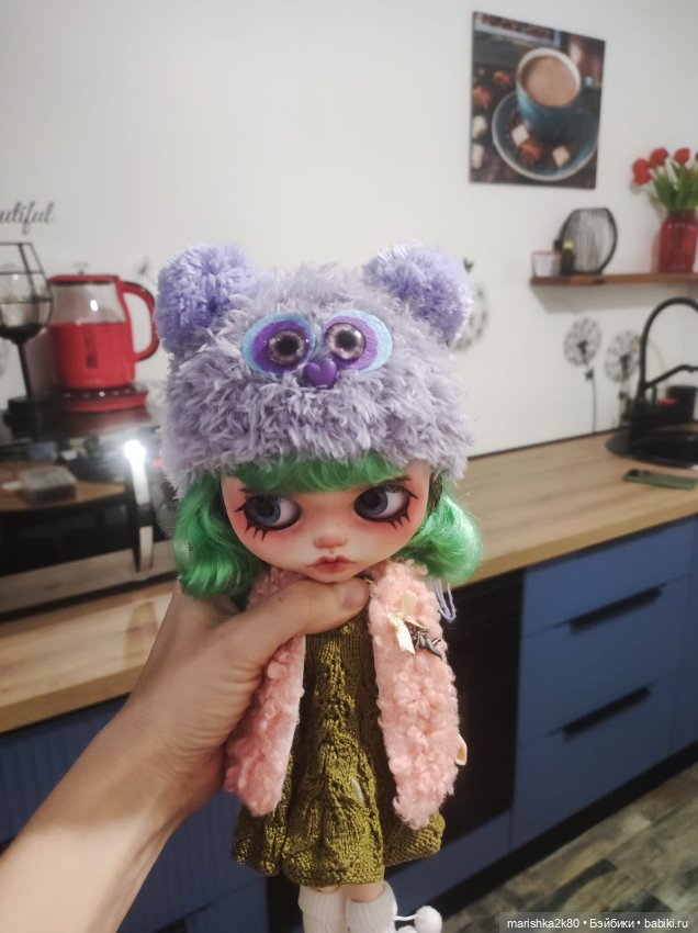 Шапки на кукол Блайз — Одежда и обувь для кукол своими руками: фото