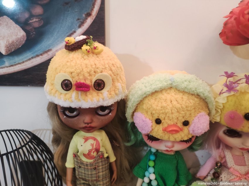 Шапки на кукол Блайз — Одежда и обувь для кукол своими руками: фото