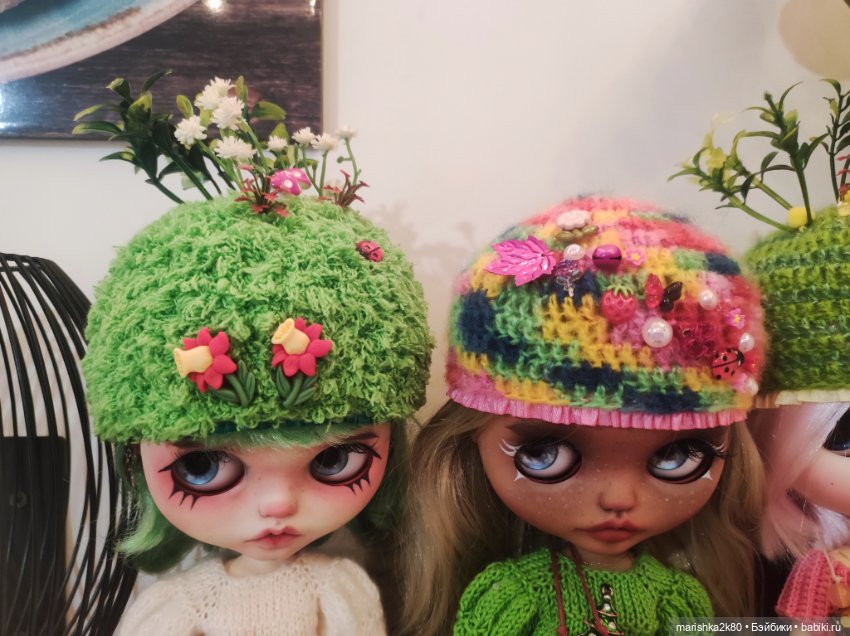 Шапки на кукол Блайз — Одежда и обувь для кукол своими руками: фото (фото 10)