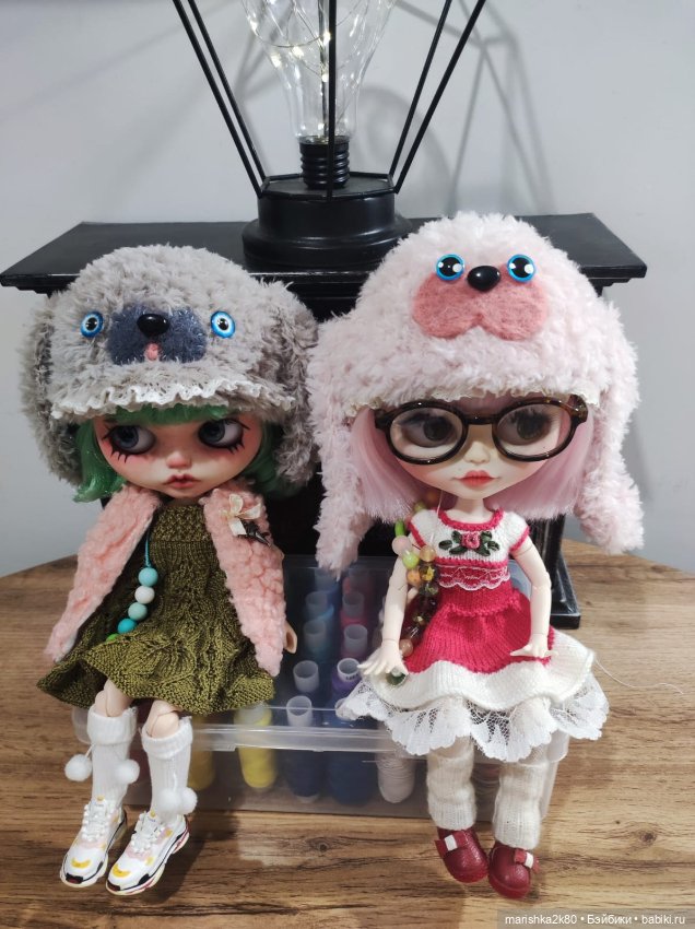 Шапки на кукол Блайз — Одежда и обувь для кукол своими руками: фото