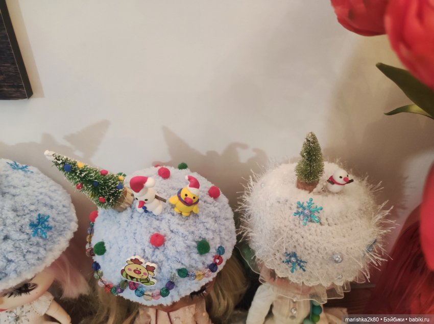 Шапки на кукол Блайз — Одежда и обувь для кукол своими руками: фото (фото 8)