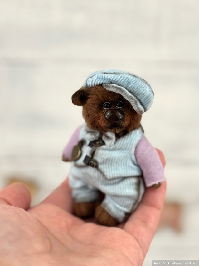 Тедди мишка Гоша — Авторские мишки Тедди и друзья: фото (фото 3)