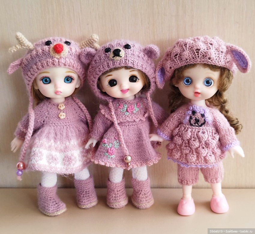 Костюм "Оленя" для шарнирной куколки баболи 15 см (фото 9)