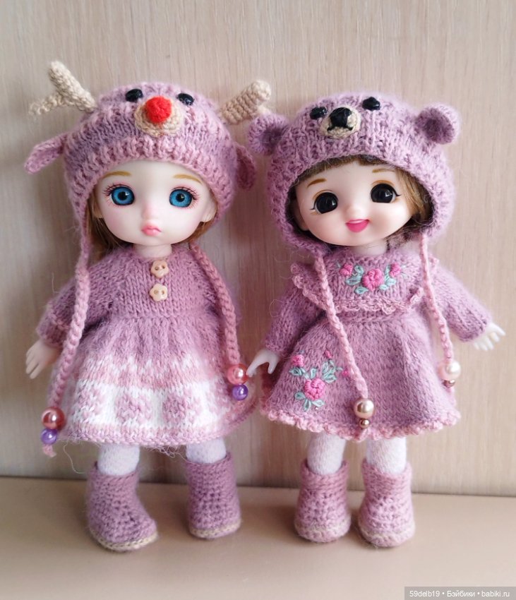 Костюм "Оленя" для шарнирной куколки баболи 15 см (фото 6)