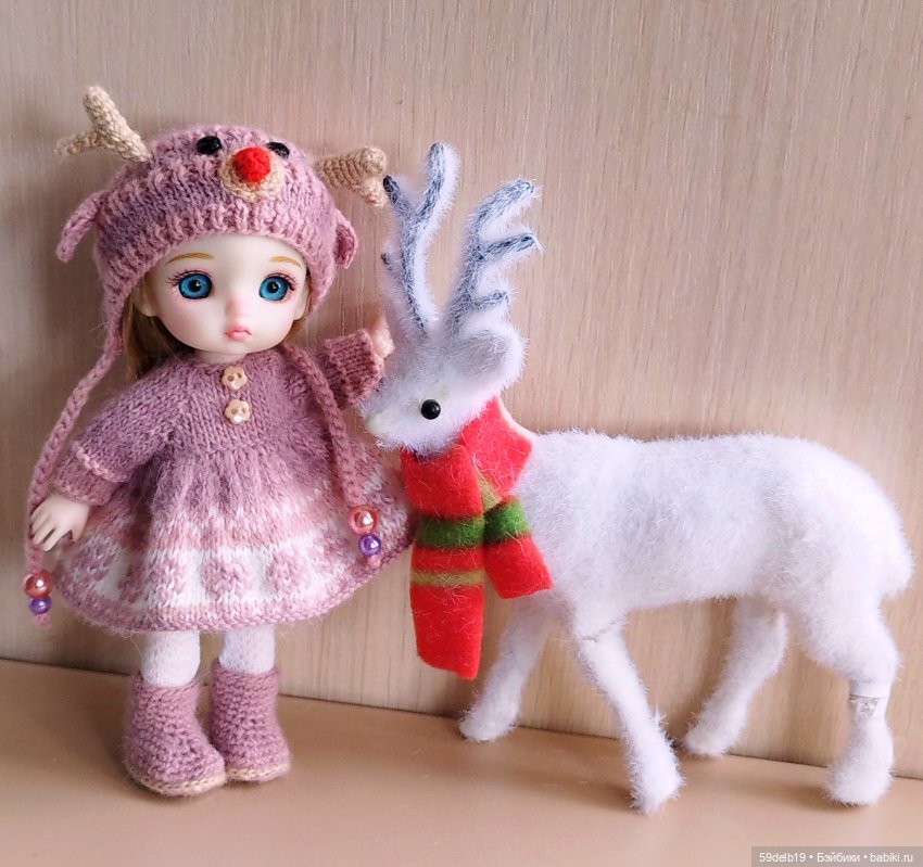Костюм "Оленя" для шарнирной куколки баболи 15 см (фото 10)