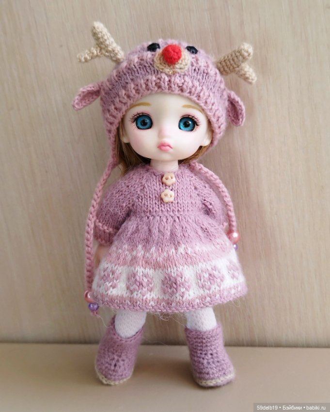 Костюм "Оленя" для шарнирной куколки баболи 15 см (фото 3)