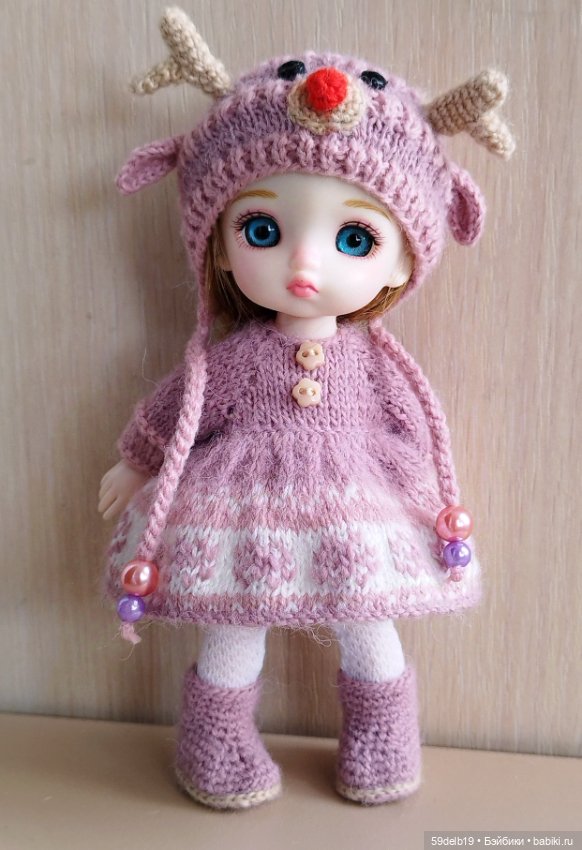 Костюм "Оленя" для шарнирной куколки баболи 15 см (фото 5)