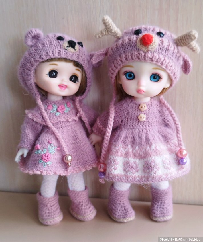 Костюм "Оленя" для шарнирной куколки баболи 15 см (фото 7)