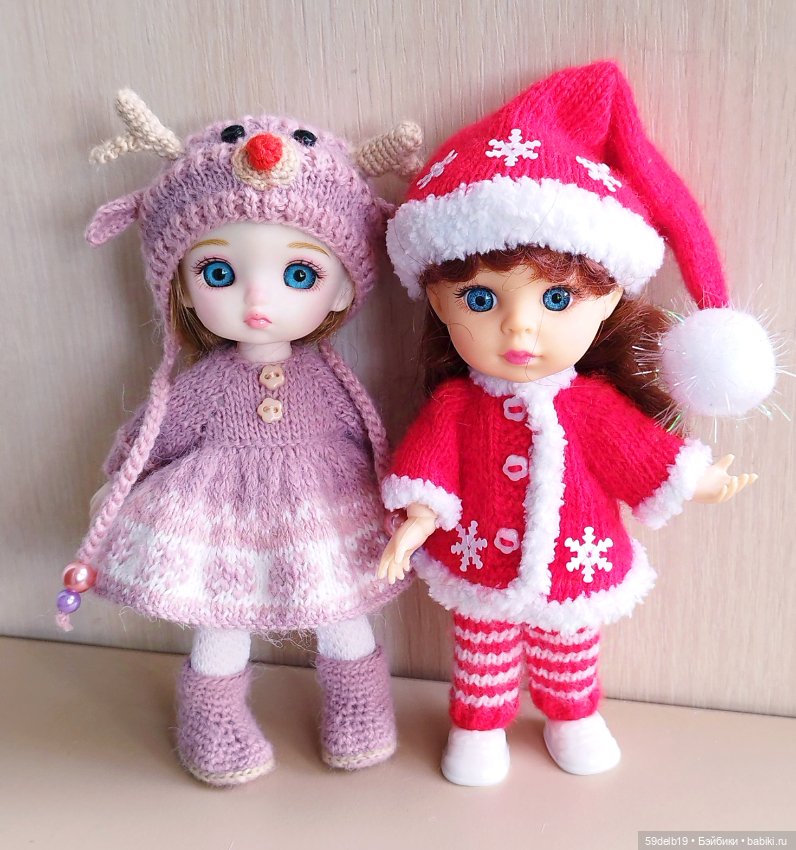 Костюм "Оленя" для шарнирной куколки баболи 15 см (фото 8)